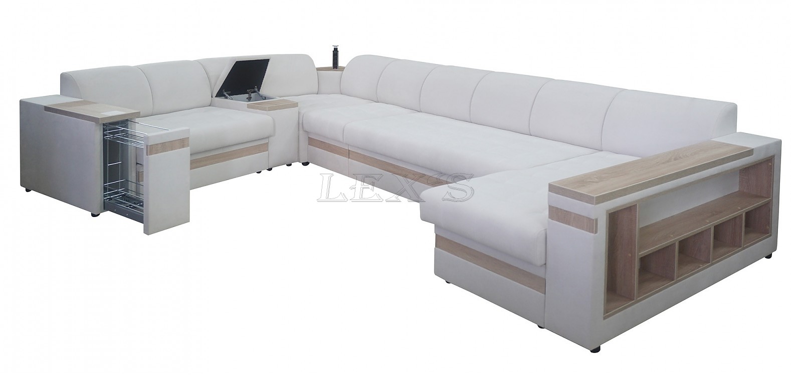 длинный угловой диван кровать